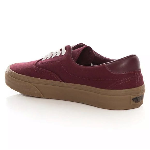 Vans era 59 royale burgundy canv gum sneaker shoes - Picture 2 of 2